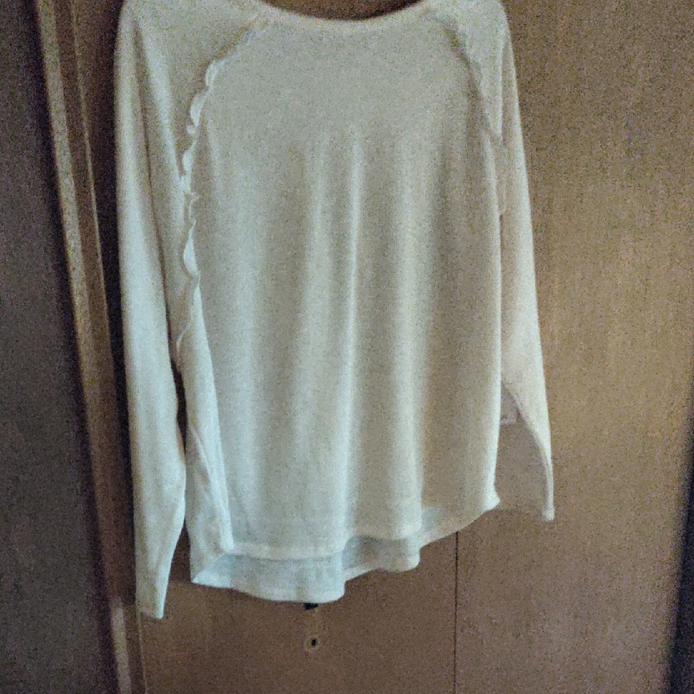 Madison Soft Cream Knit Top
